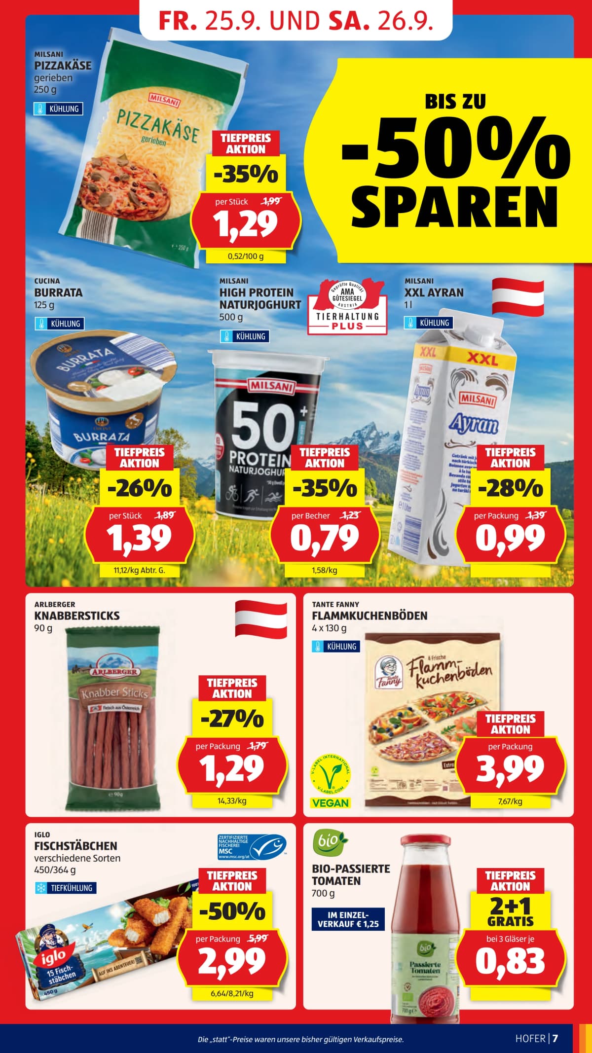 Seite 13 des Hofer Flugblatts – Aktuelle Angebote