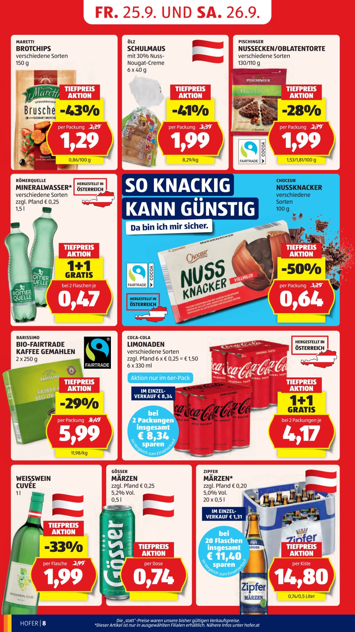 Seite 14 des Hofer Flugblatts – Aktuelle Angebote