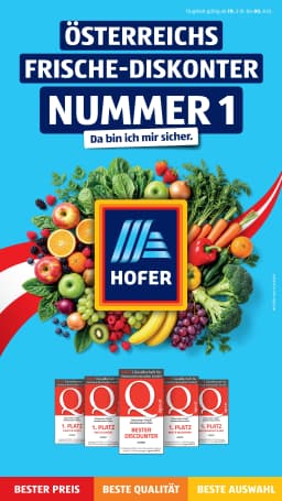 Seite 1 des Hofer Prospekts Aktuelle Angebote