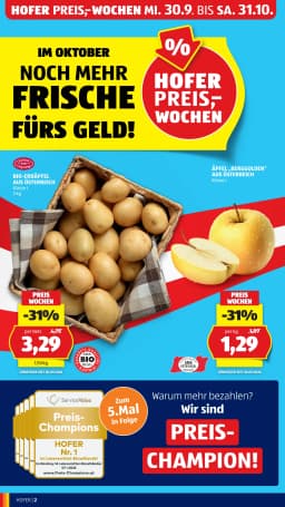 Seite 10 des Hofer Prospekts Aktuelle Angebote