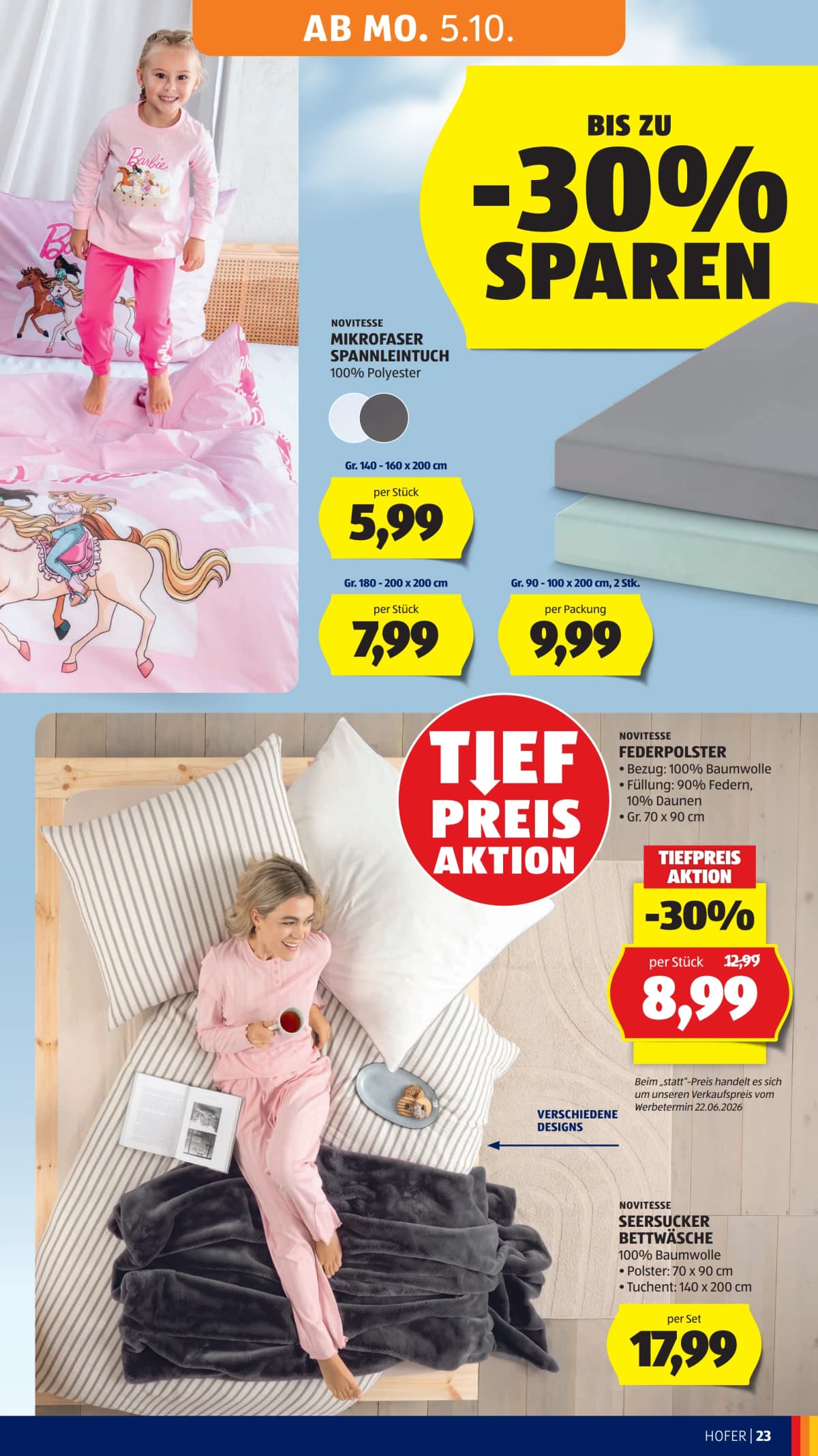 Seite 33 des Hofer Flugblatts – Aktuelle Angebote