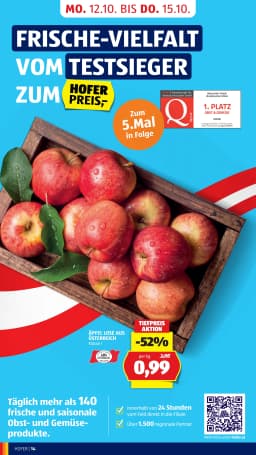 Seite 22 des Hofer Prospekts Aktuelle Angebote