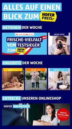 Seite 2 des Hofer Prospekts Aktuelle Angebote
