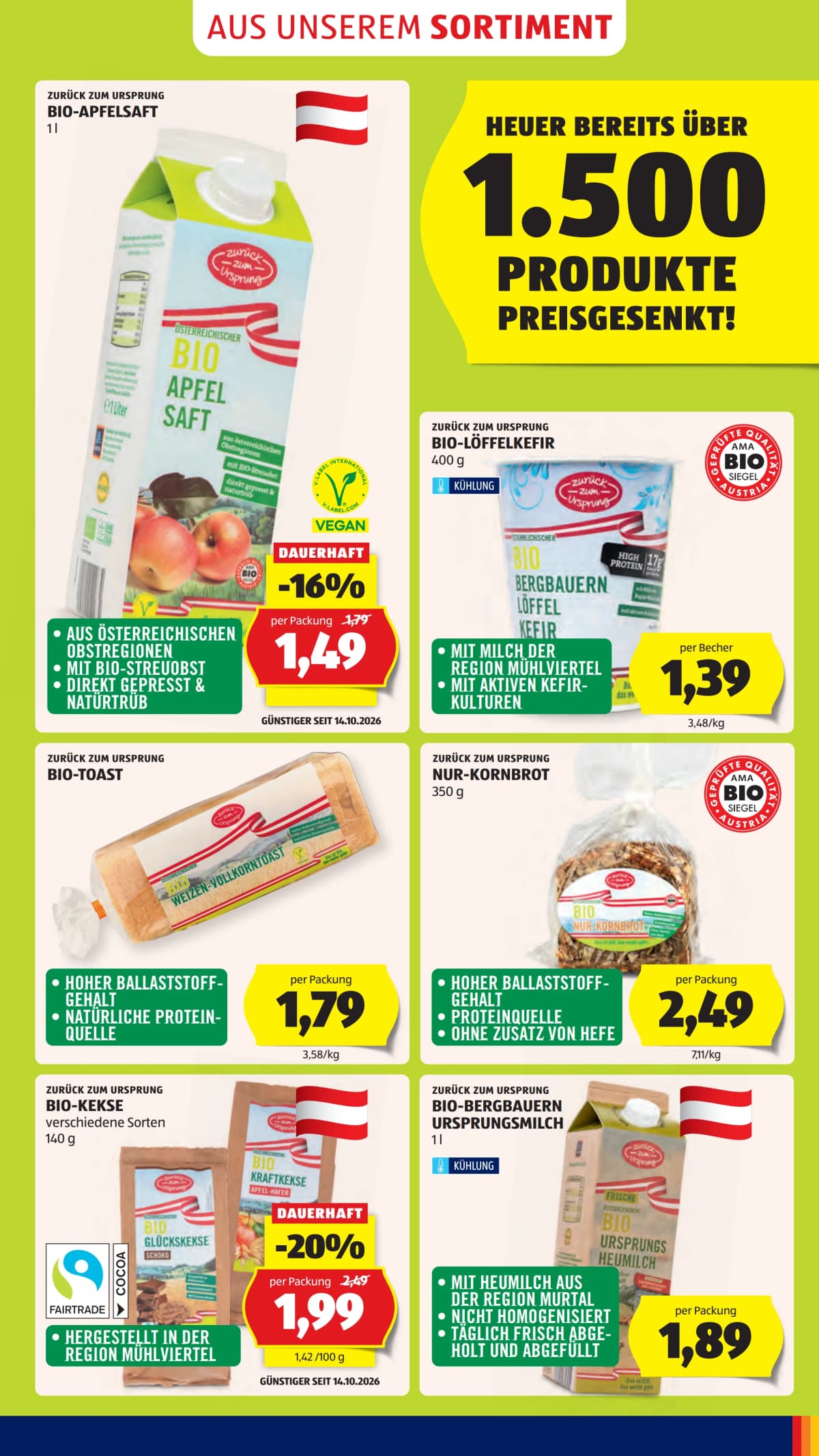 Seite 9 des Hofer Flugblatts – Aktuelle Angebote