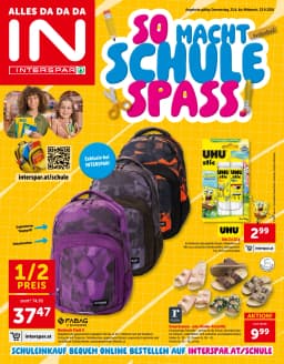 Seite 1 des Interspar Prospekts Interspar (Schule)