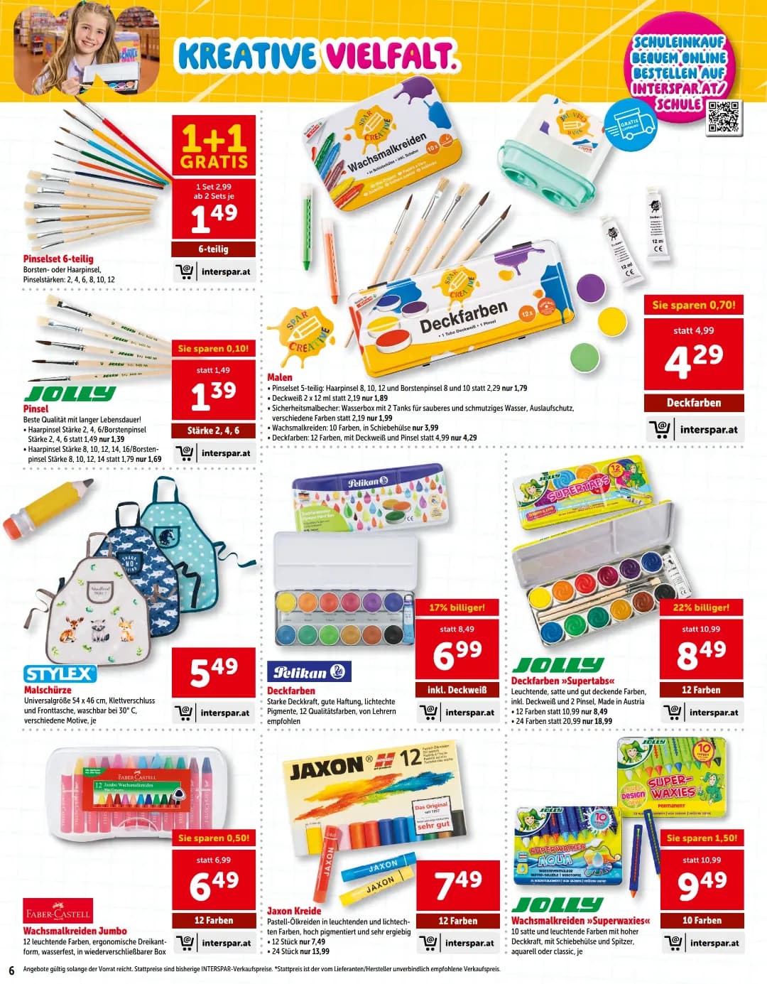 Seite 6 des Interspar Flugblatts – Interspar (Schule) ab 31.07.2026