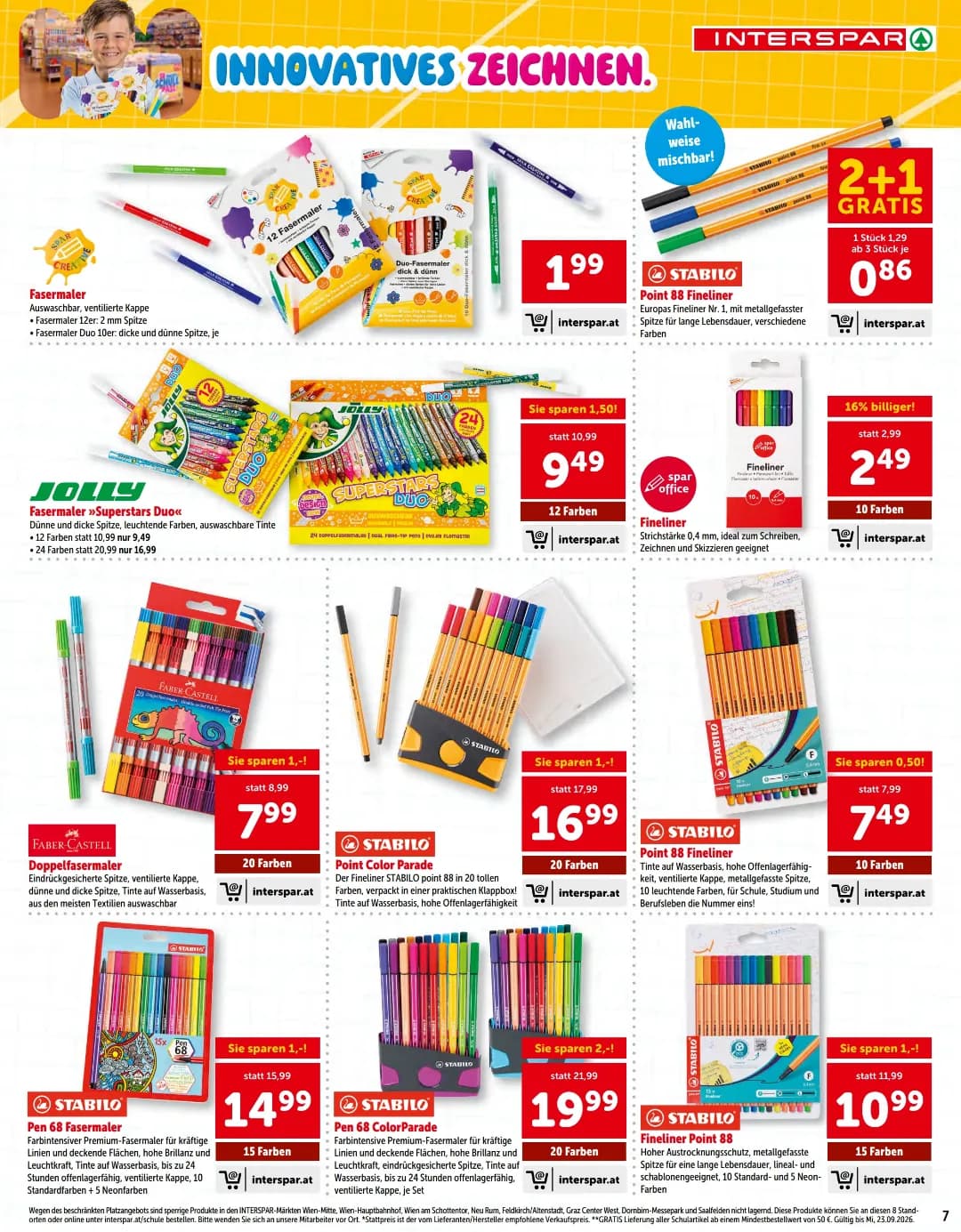 Seite 7 des Interspar Flugblatts – Interspar (Schule) ab 31.07.2026