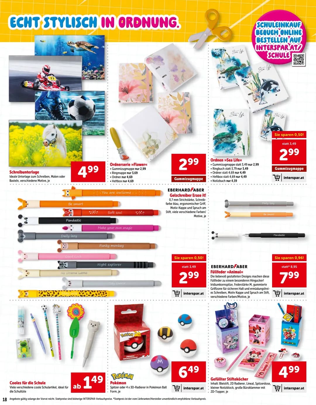Seite 18 des Interspar Flugblatts – Interspar (Schule) ab 31.07.2026