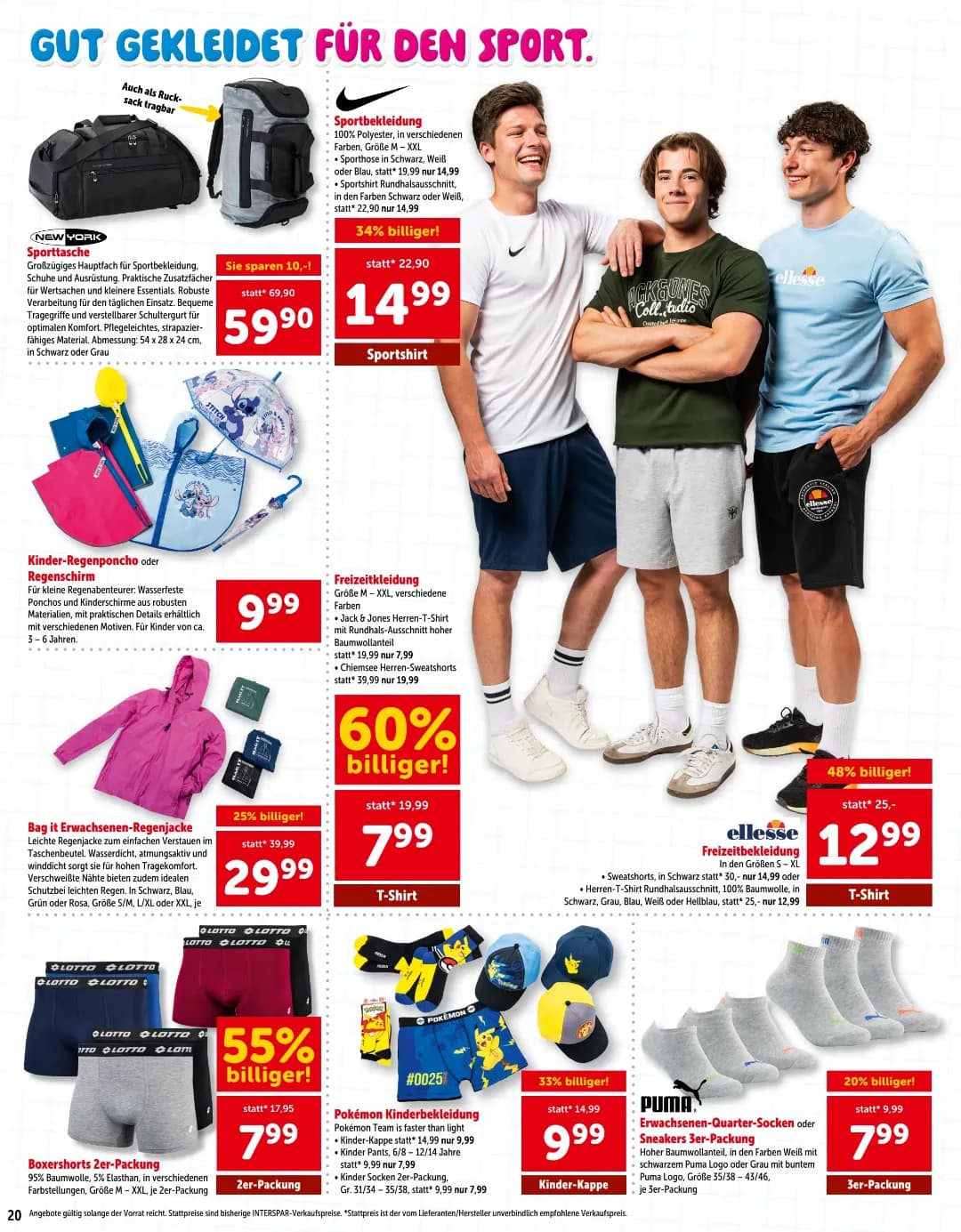 Seite 20 des Interspar Flugblatts – Interspar (Schule) ab 31.07.2026