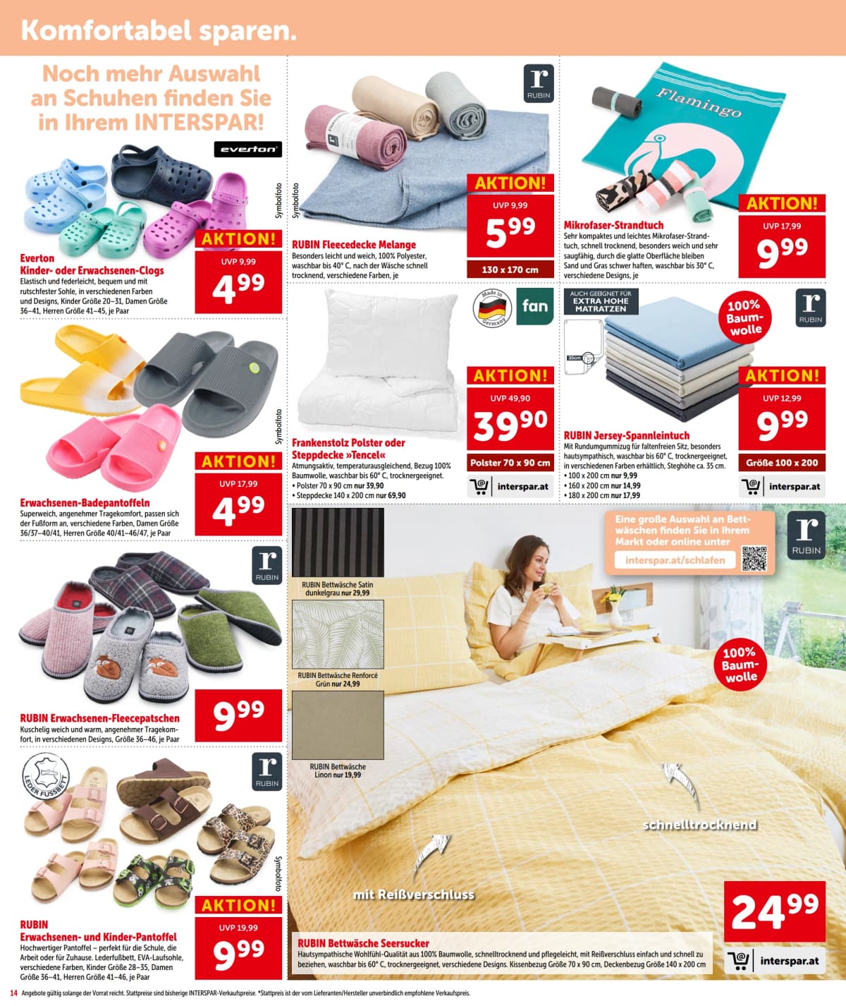 Seite 14 des Interspar Flugblatts – Aktuelle Angebote ab 23.08.2026.