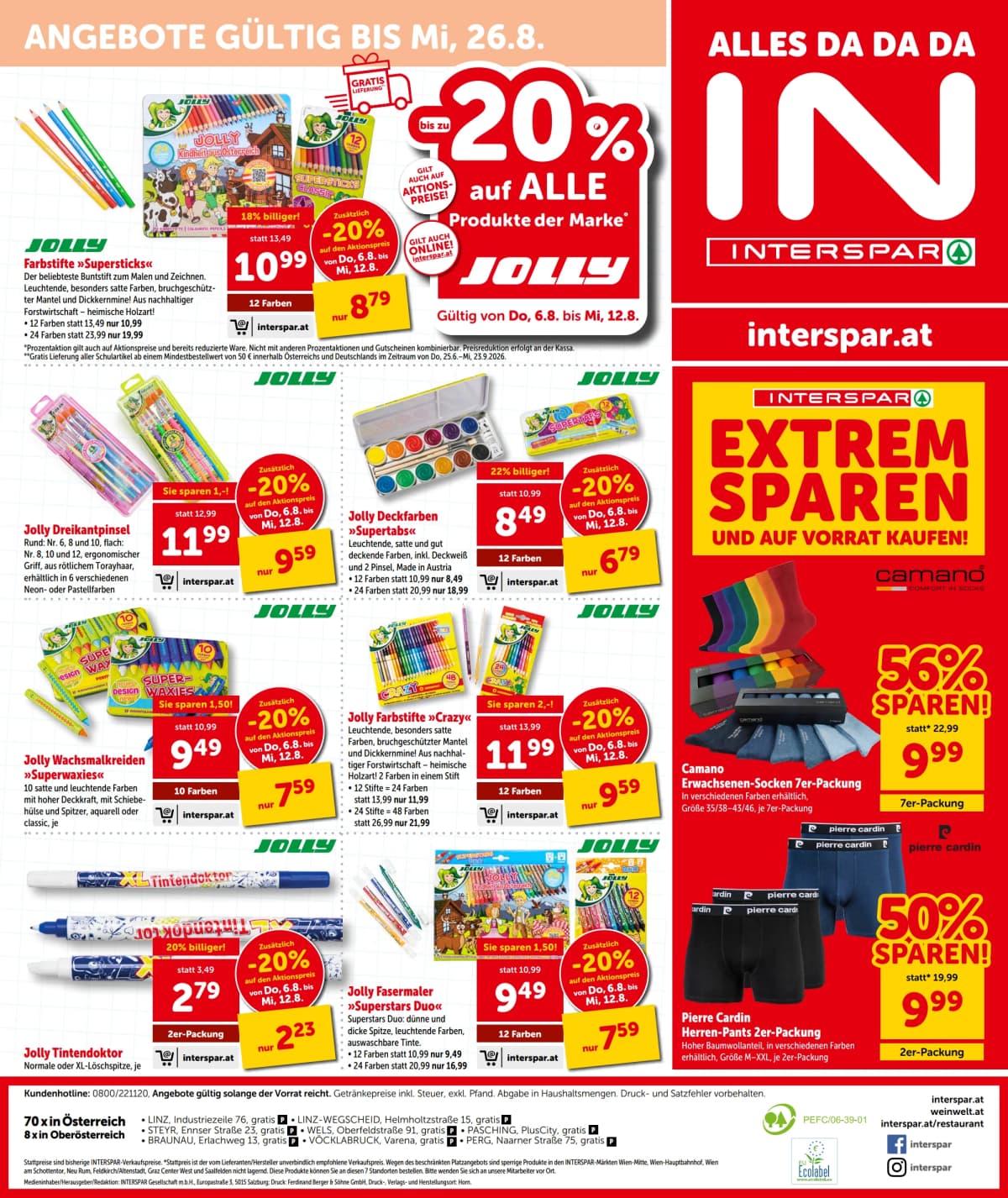 Seite 16 des Interspar Flugblatts – Aktuelle Angebote