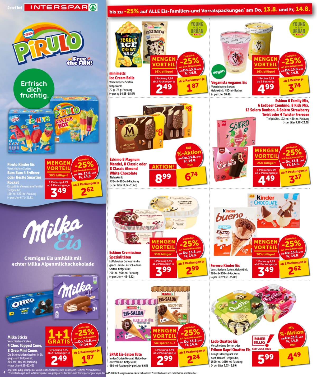 Seite 4 des Interspar Flugblatts – Aktuelle Angebote ab 23.08.2026.