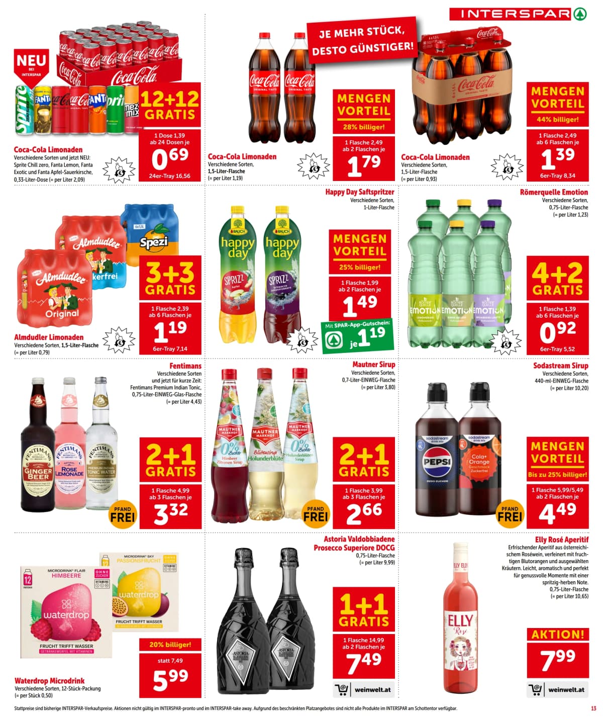 Seite 13 des Interspar Flugblatts – Aktuelle Angebote