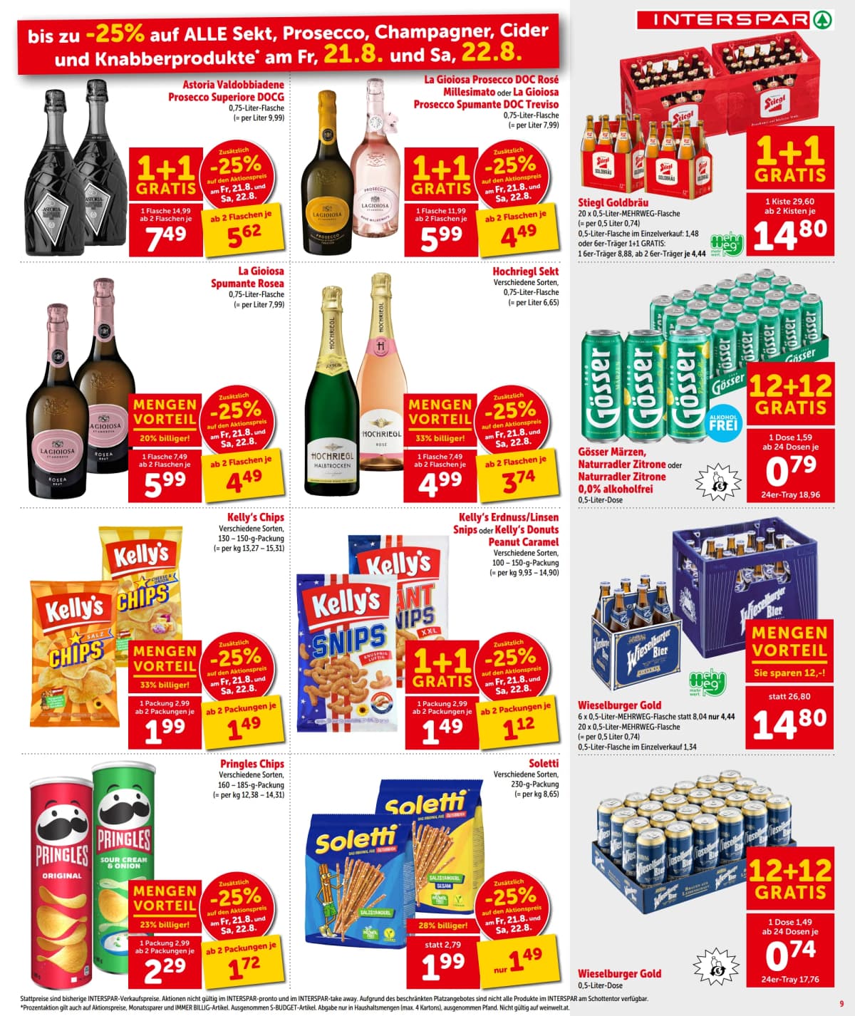 Seite 9 des Interspar Flugblatts – Angebote