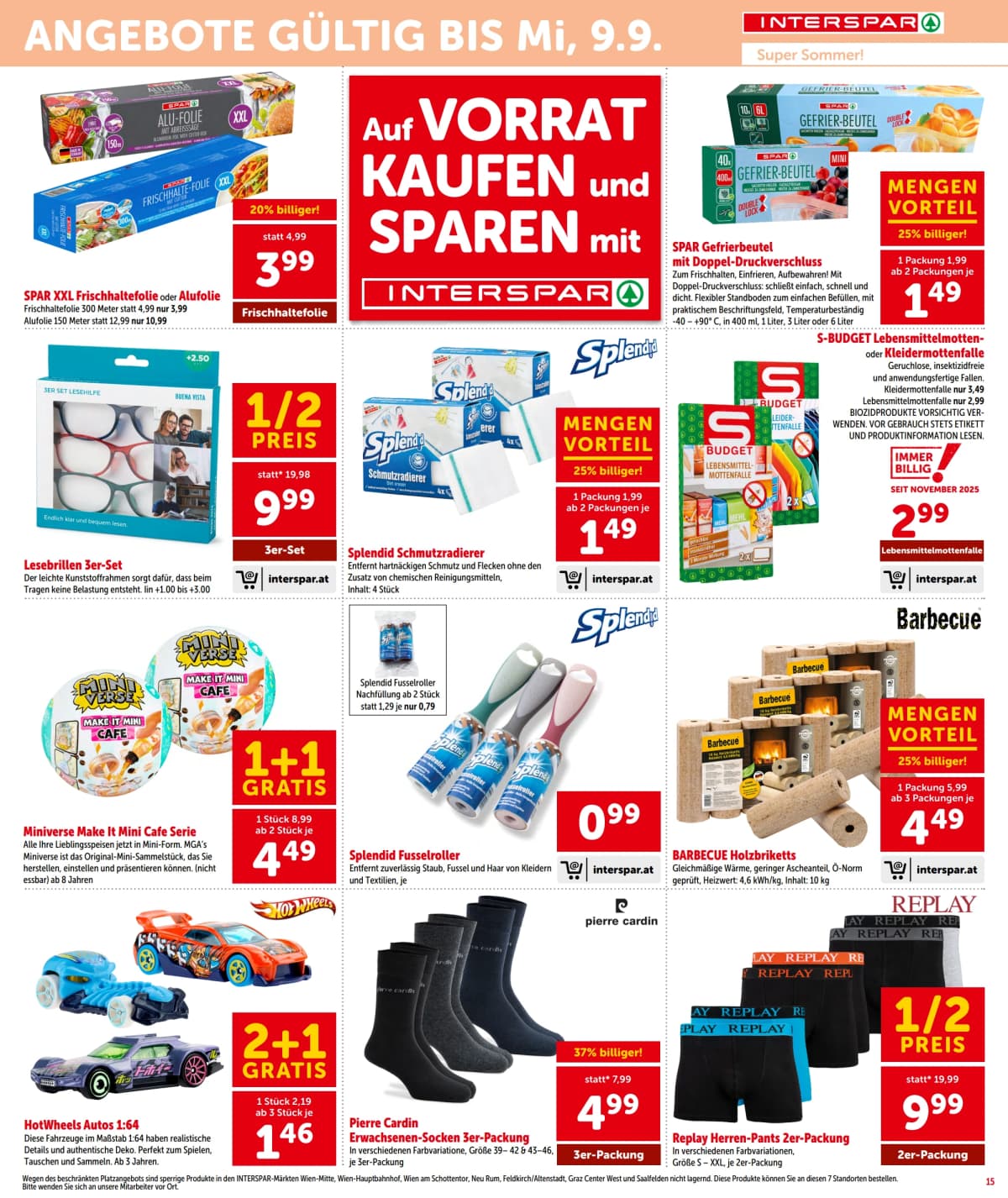 Seite 15 des Interspar Flugblatts – Angebote