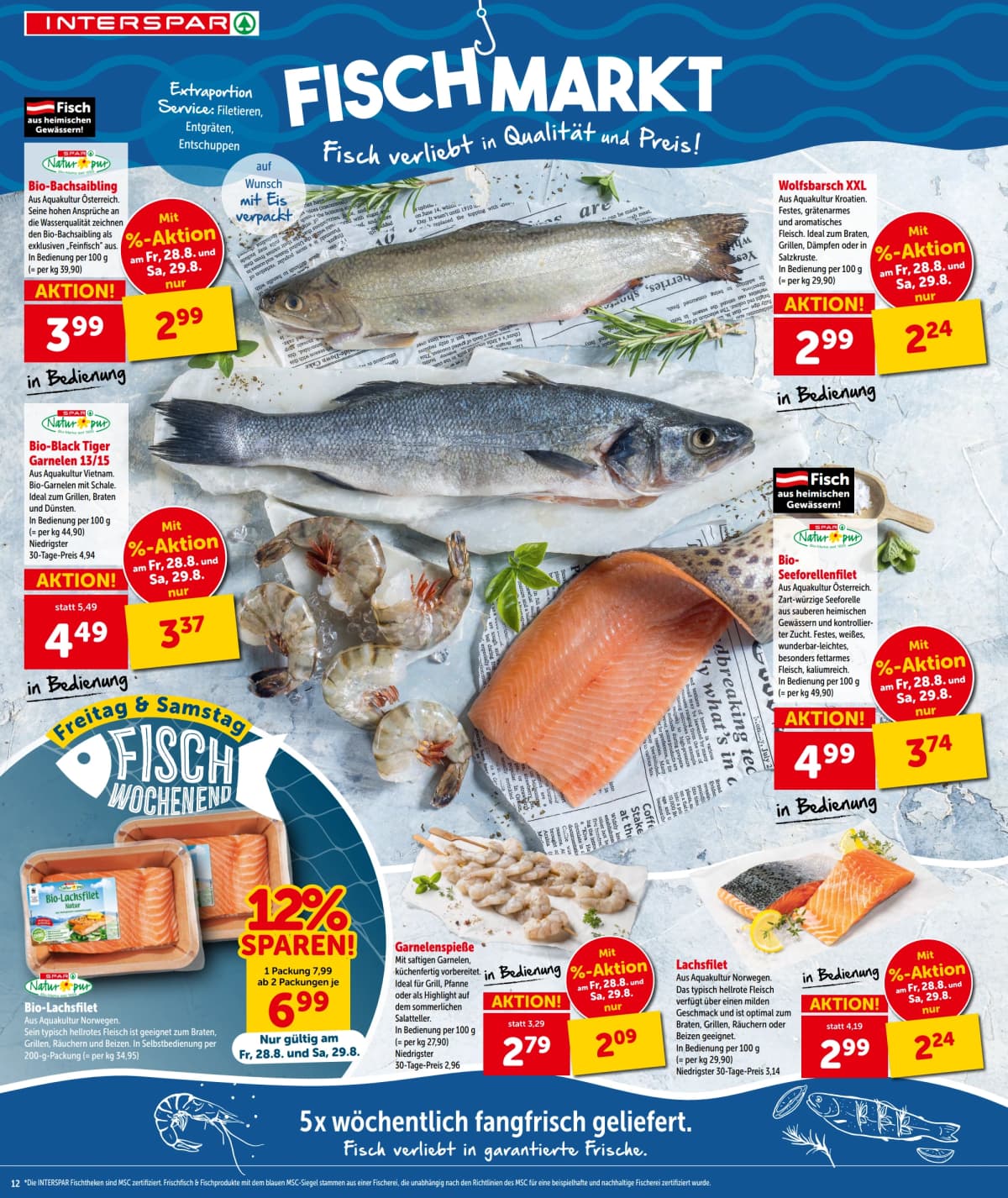 Seite 12 des Interspar Flugblatts – Aktuelle Angebote ab 09.09.2026.