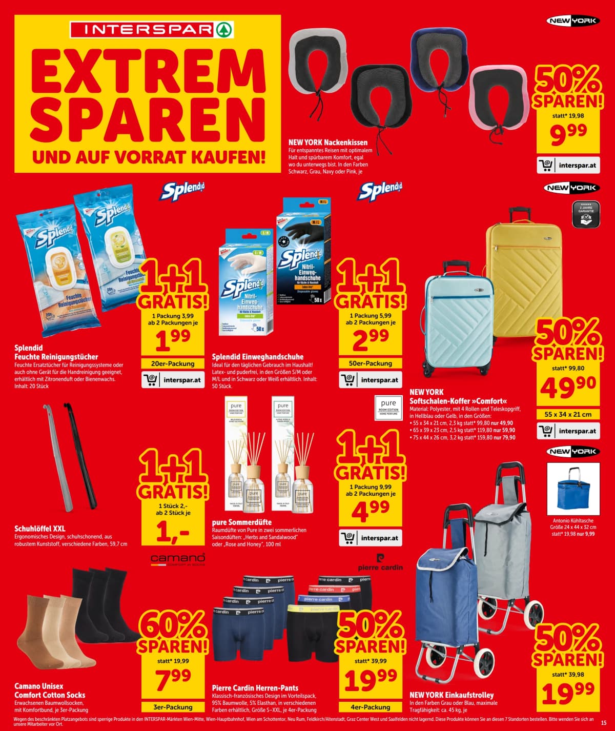 Seite 15 des Interspar Flugblatts – Aktuelle Angebote