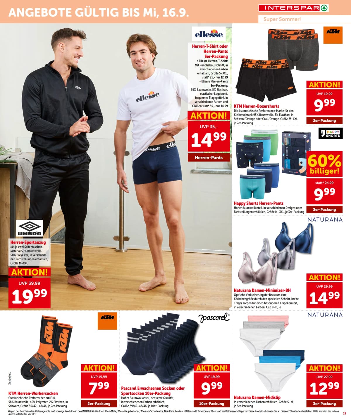 Seite 19 des Interspar Flugblatts – Aktuelle Angebote