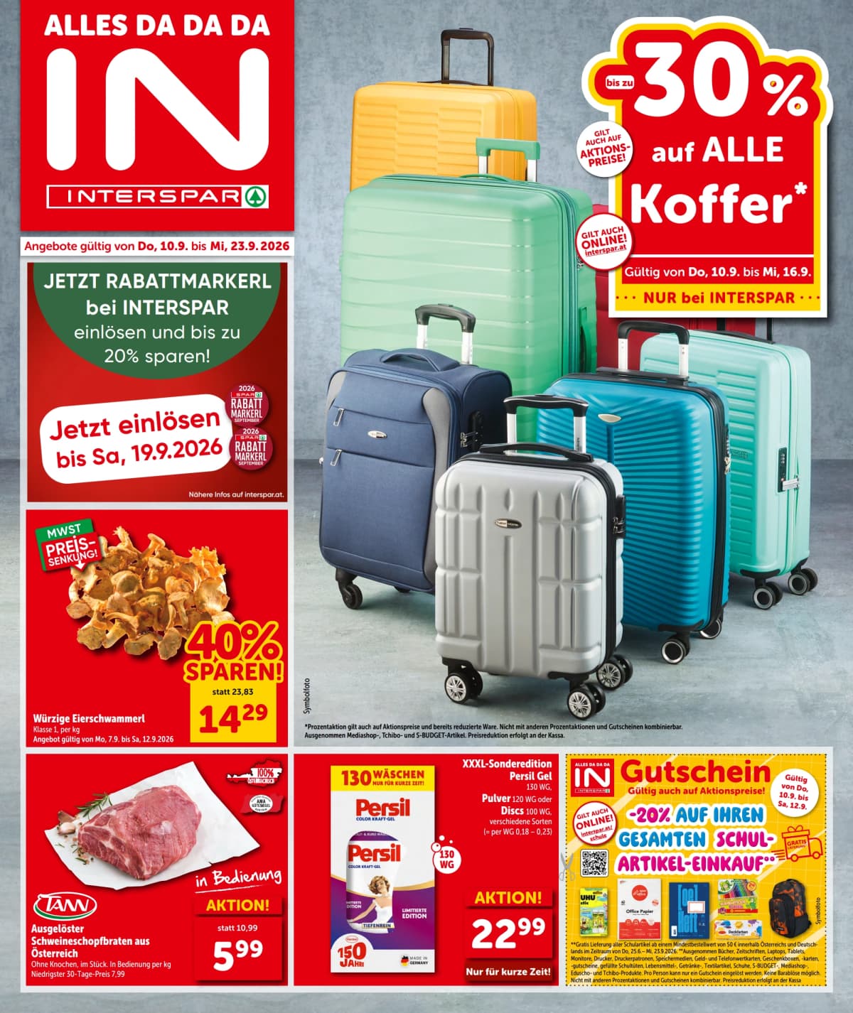 Interspar katalog Aktuelle Angebote, 10.09.2026. – 23.09.2026.