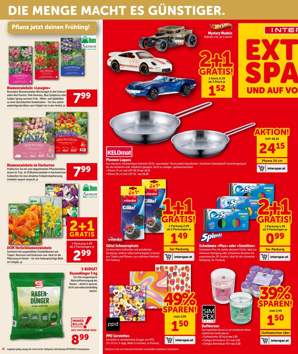 Seite 18 des Interspar Flugblatts – Aktuelle Angebote