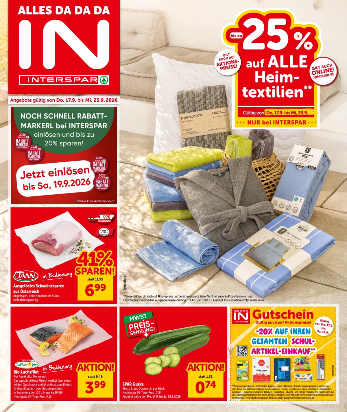 Interspar katalog Aktuelle Angebote, 17.09.2026. – 23.09.2026.