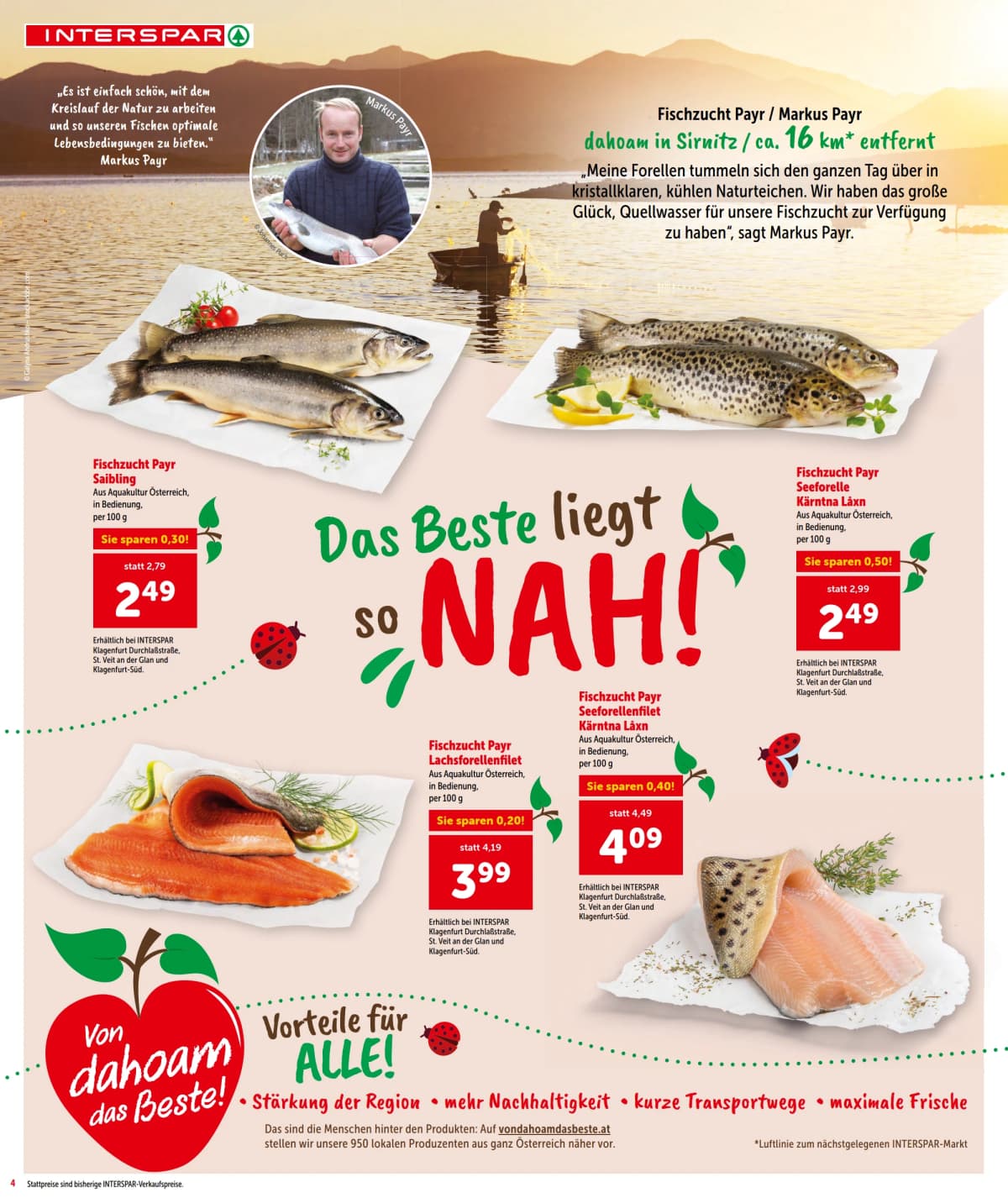 Seite 4 des Interspar Flugblatts – Aktuelle Angebote