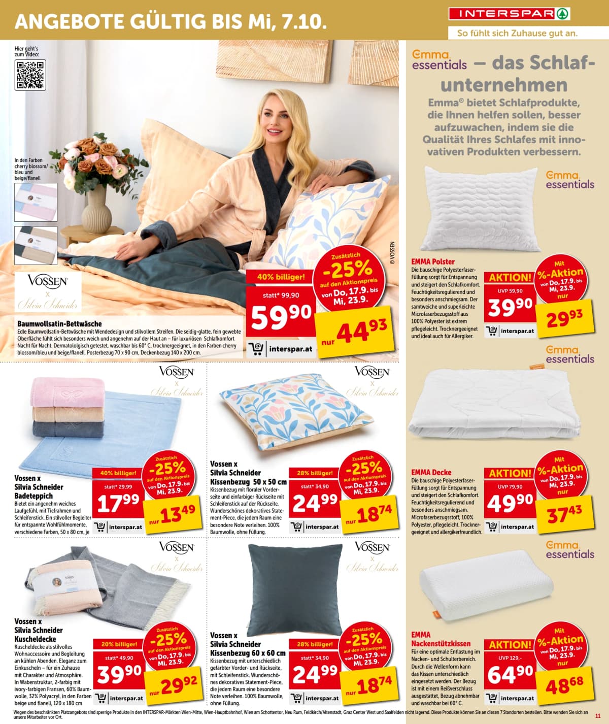 Seite 11 des Interspar Flugblatts – Aktuelle Angebote