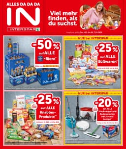 Seite 1 des Interspar Prospekts Aktuelle Angebote