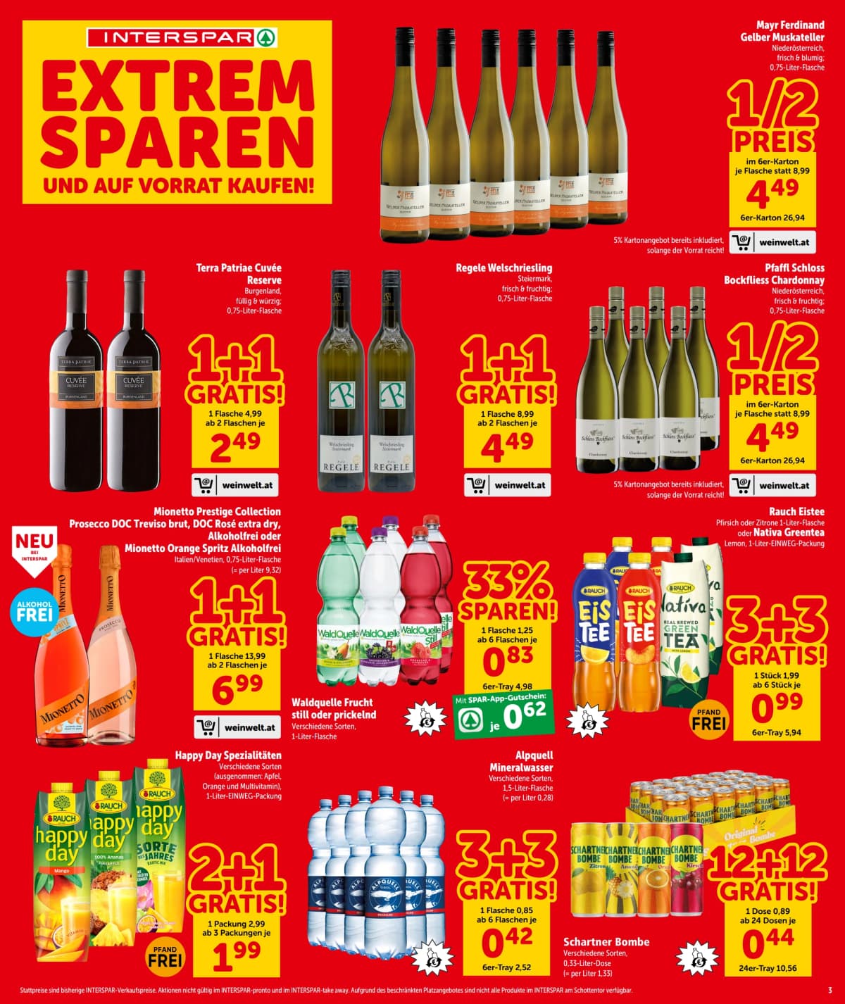 Seite 3 des Interspar Flugblatts – Aktuelle Angebote