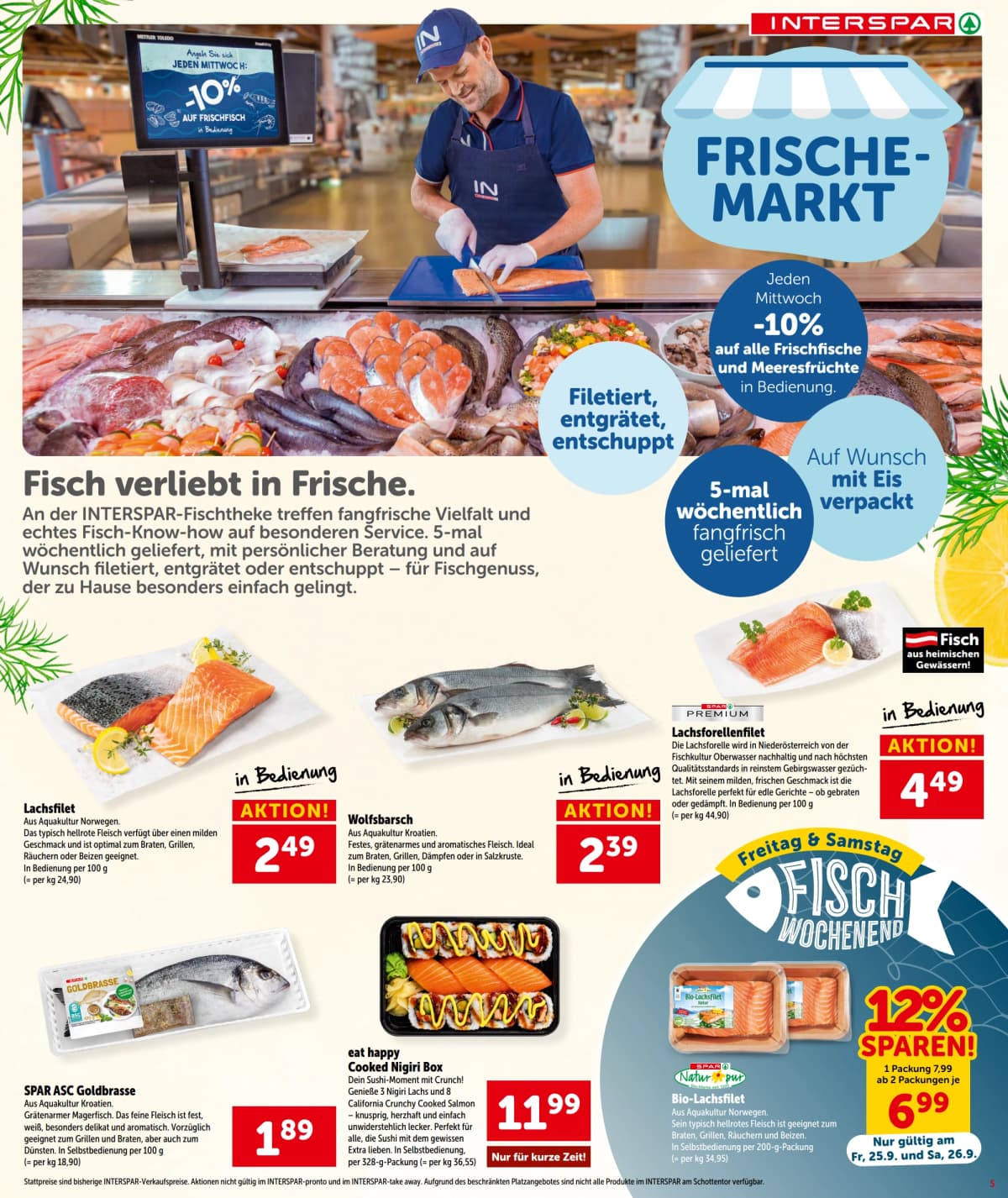 Seite 5 des Interspar Flugblatts – Aktuelle Angebote