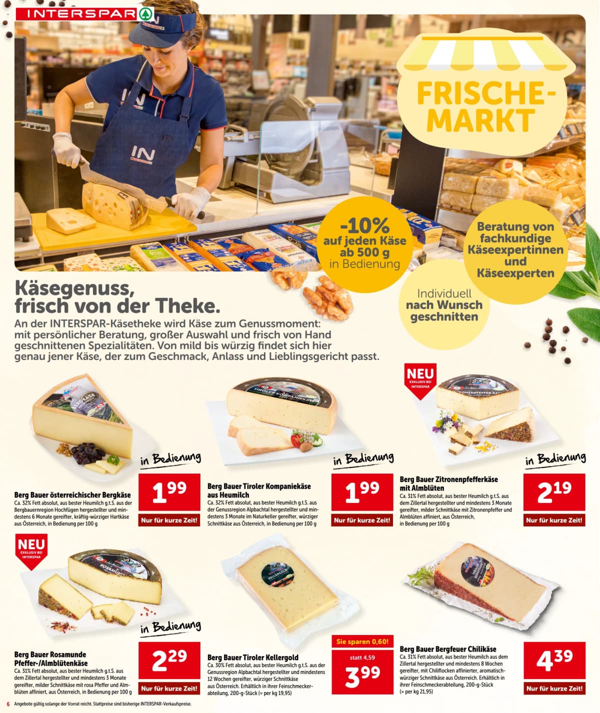 Seite 6 des Interspar Flugblatts – Aktuelle Angebote