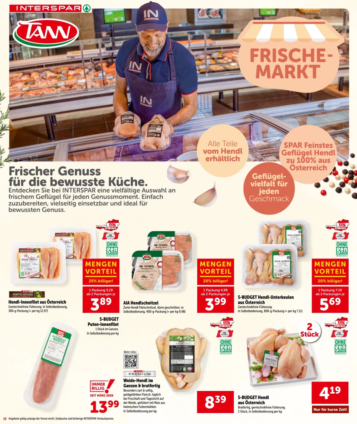 Seite 10 des Interspar Flugblatts – Aktuelle Angebote