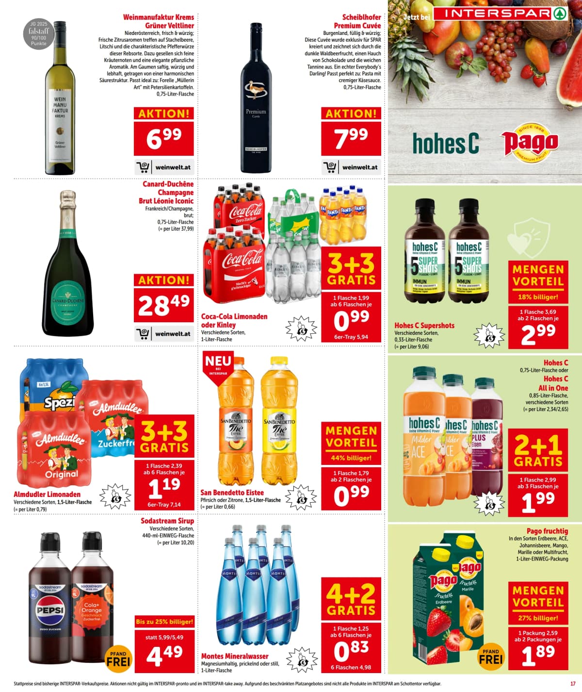 Seite 17 des Interspar Flugblatts – Aktuelle Angebote