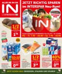 Titelblatt des Interspar Prospekts Neu Rum