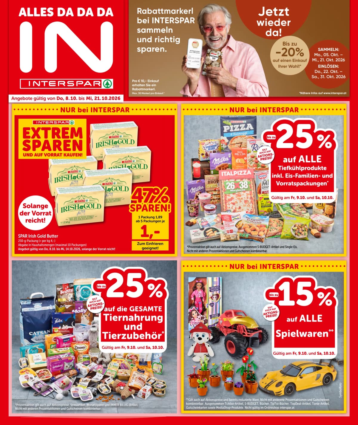 Titelblatt des Interspar Prospekts Aktuelle Angebote