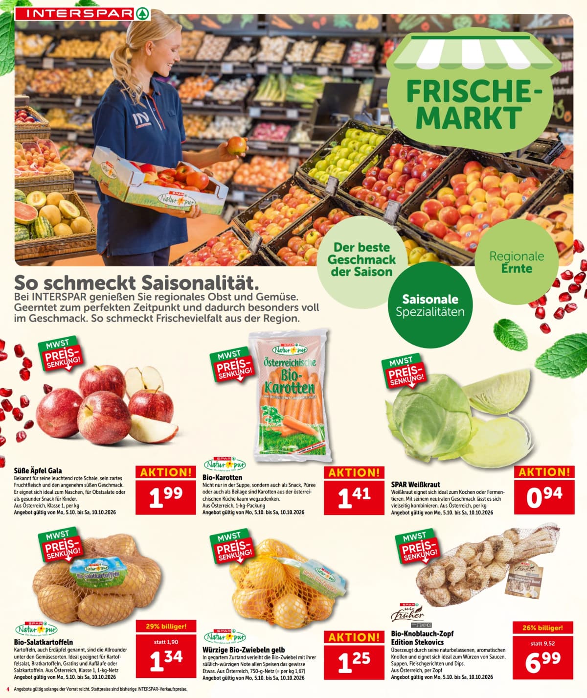 Seite 4 des Interspar Flugblatts – Aktuelle Angebote