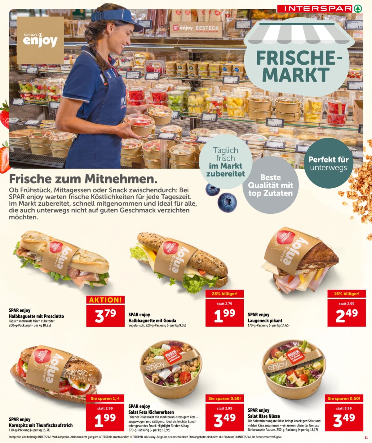 Seite 11 des Interspar Flugblatts – Aktuelle Angebote
