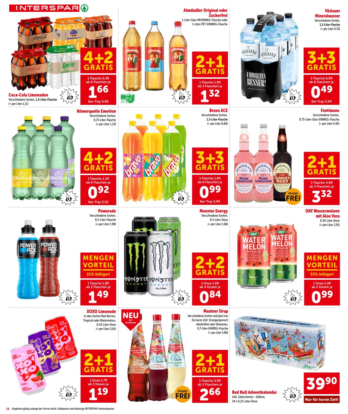 Seite 14 des Interspar Flugblatts – Aktuelle Angebote