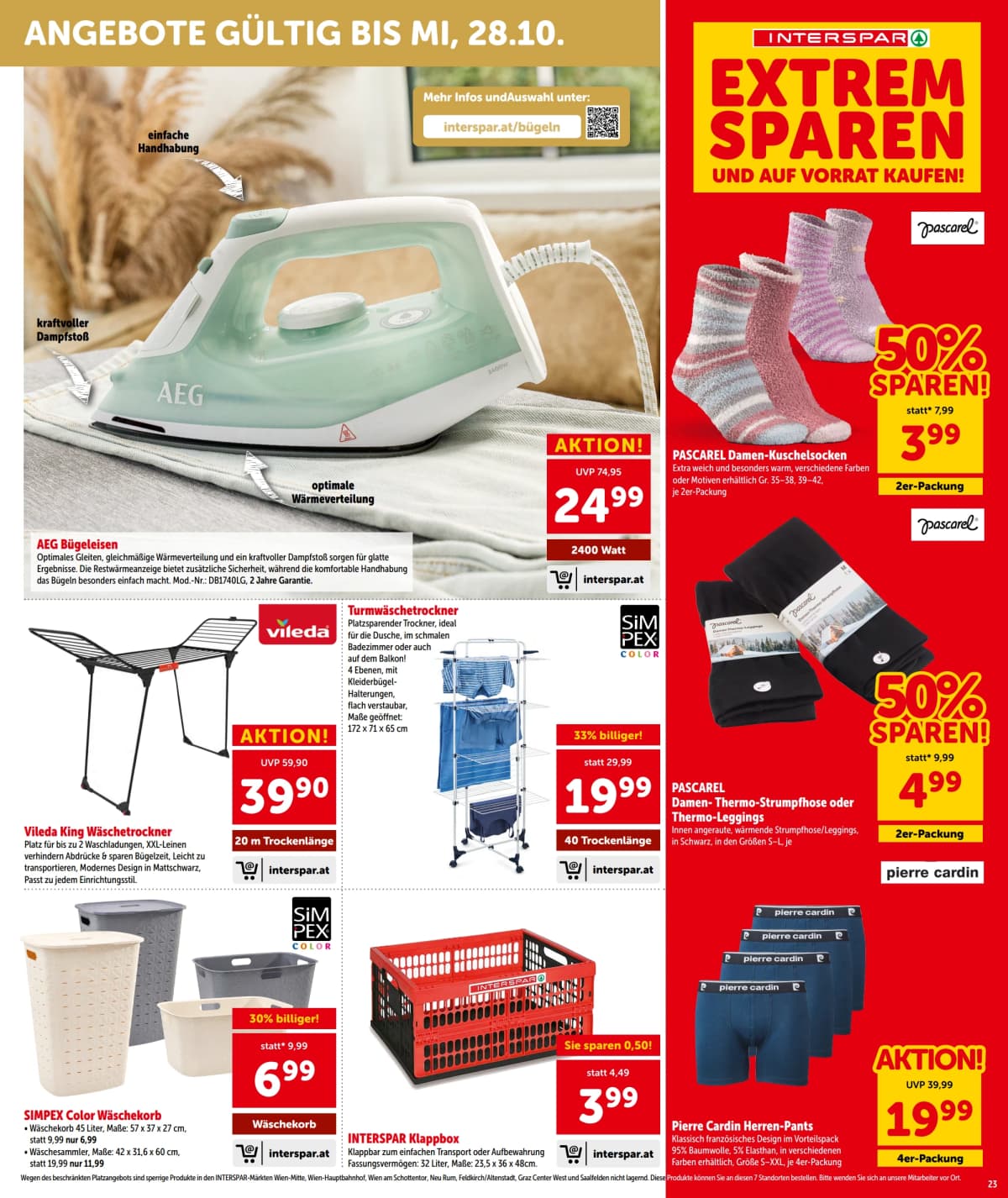 Seite 23 des Interspar Flugblatts – Aktuelle Angebote