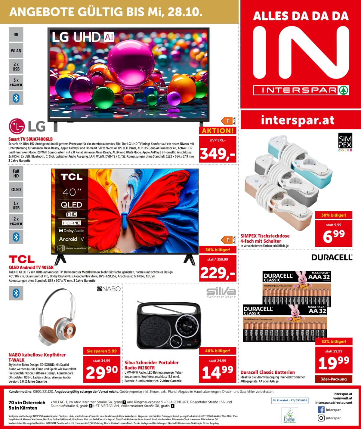 Seite 24 des Interspar Flugblatts – Aktuelle Angebote