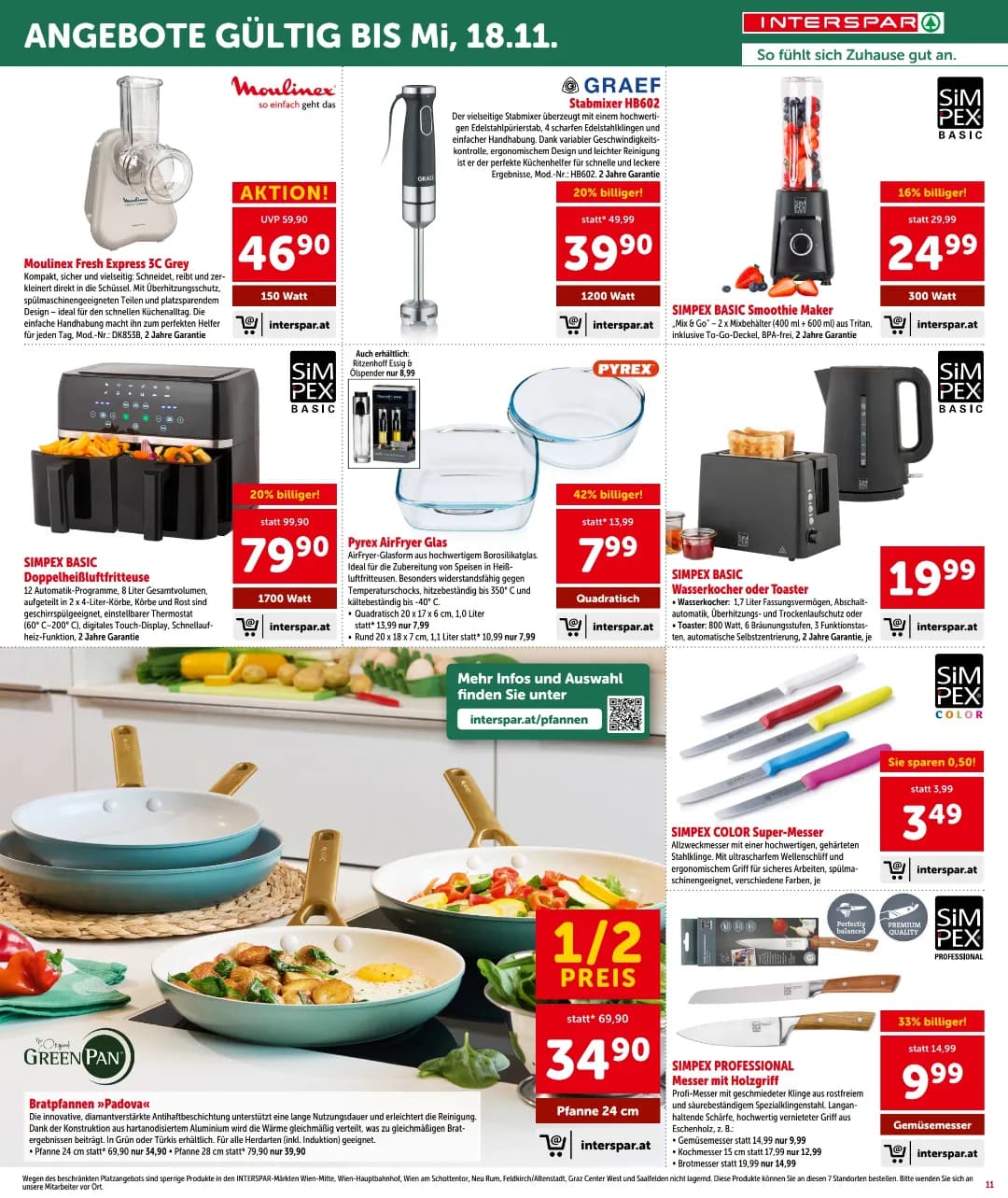 Seite 11 des Interspar Flugblatts – Aktuelle Angebote