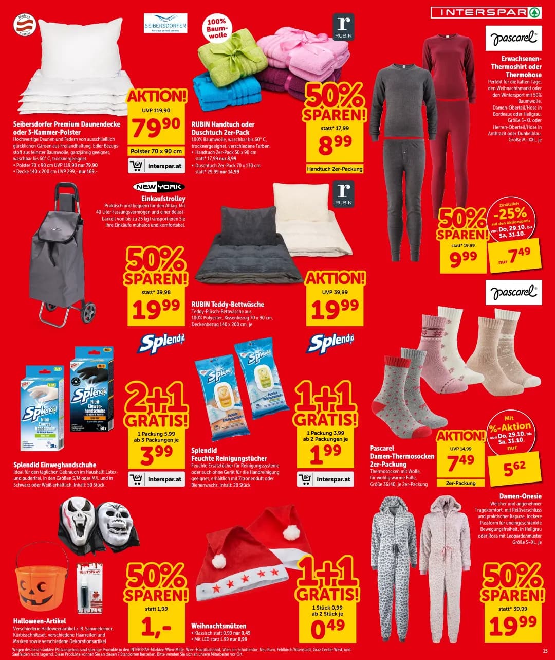 Seite 15 des Interspar Flugblatts – Aktuelle Angebote