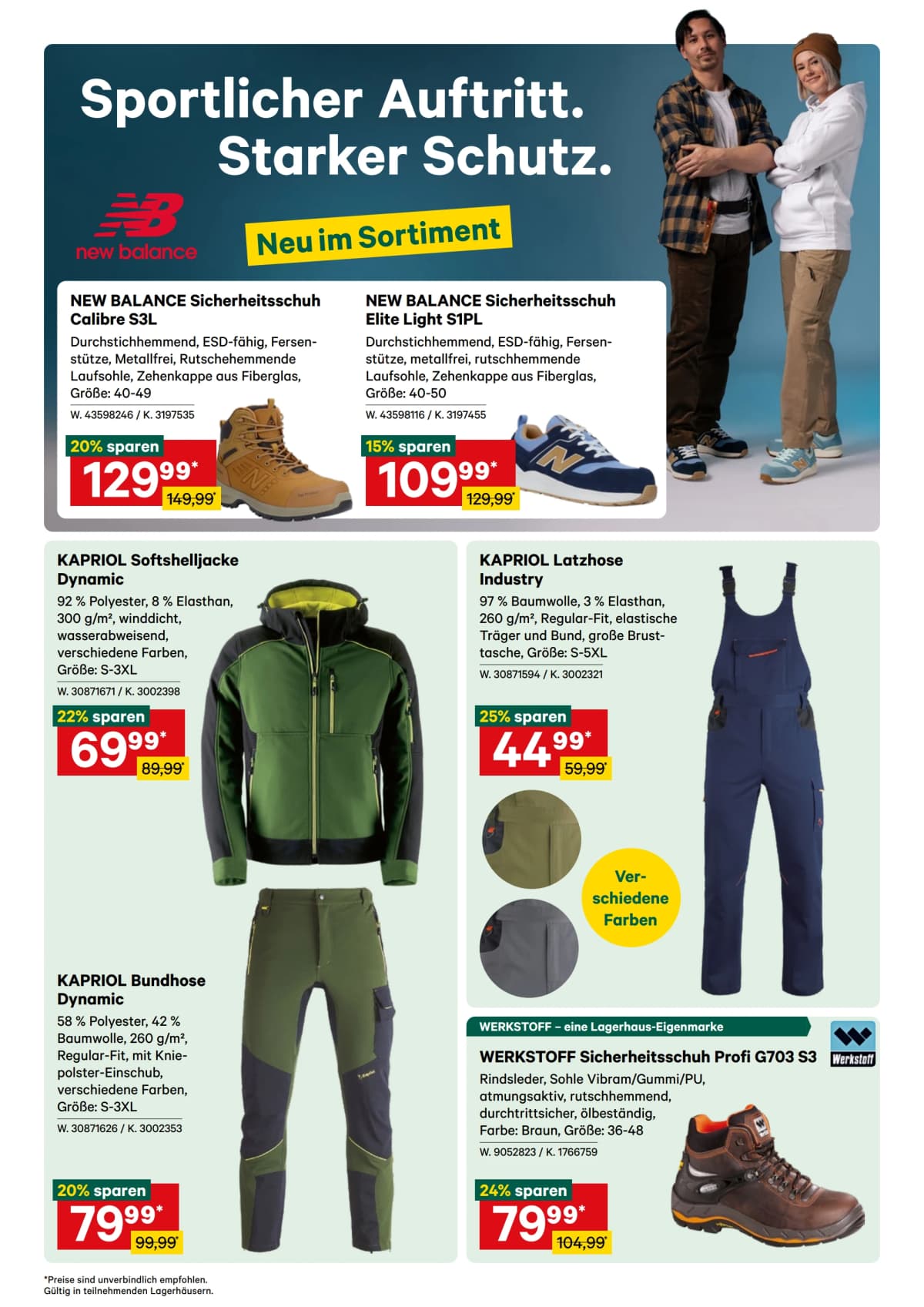 Seite 6 des Lagerhaus Flugblatts – Aktuelle Angebote