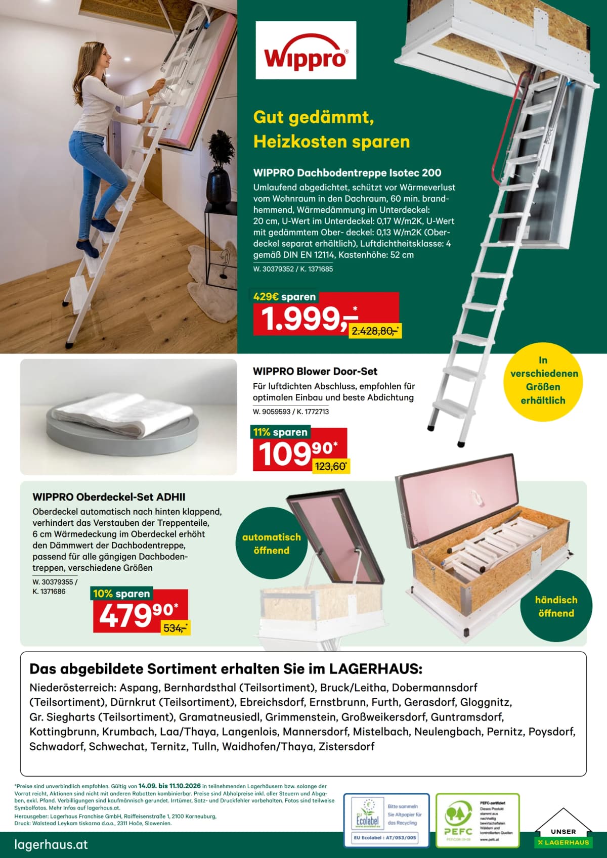 Seite 8 des Lagerhaus Flugblatts – Aktuelle Angebote
