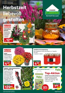 Seite 1 des Lagerhaus Prospekts Aktuelle Angebote