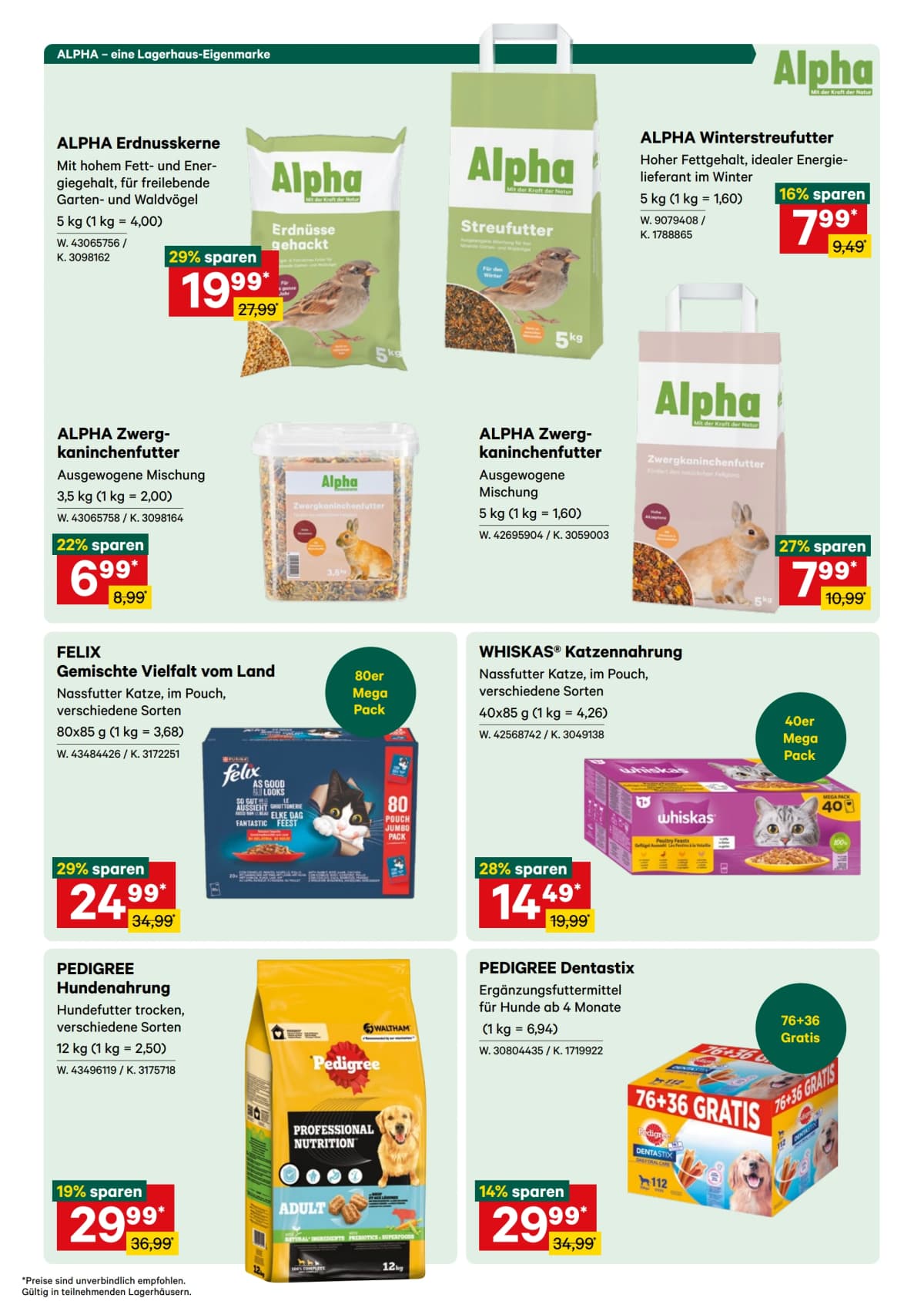 Seite 4 des Lagerhaus Flugblatts – Aktuelle Angebote
