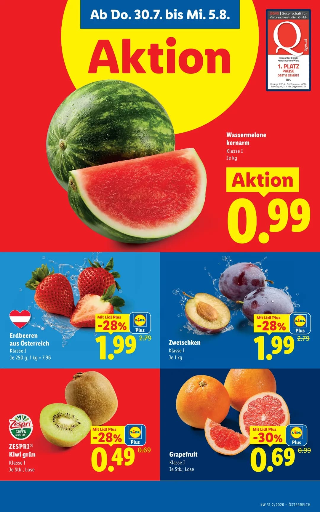 Seite 5 des Lidl Flugblatts – Wochenangebote ab 31.07.2026