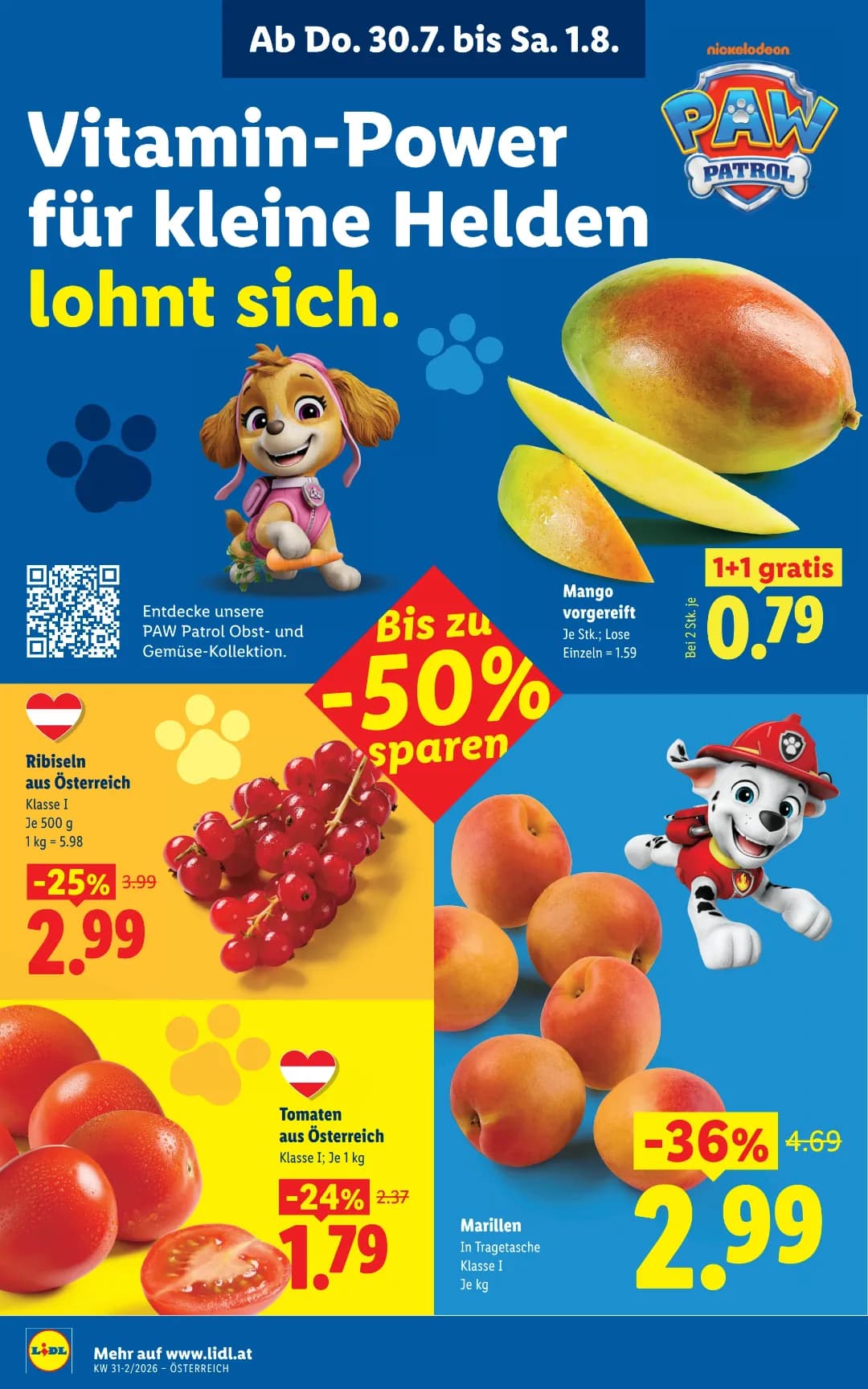 Seite 6 des Lidl Flugblatts – Wochenangebote ab 31.07.2026