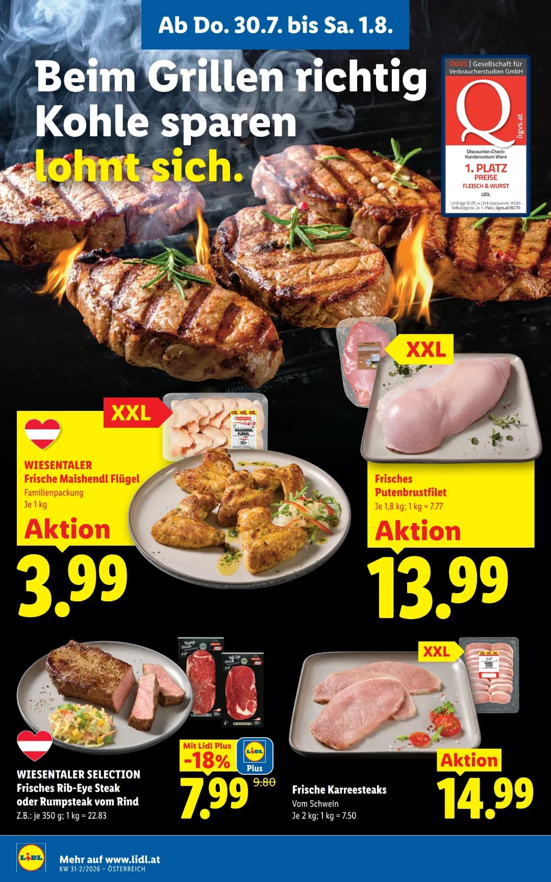 Seite 10 des Lidl Flugblatts – Wochenangebote ab 31.07.2026