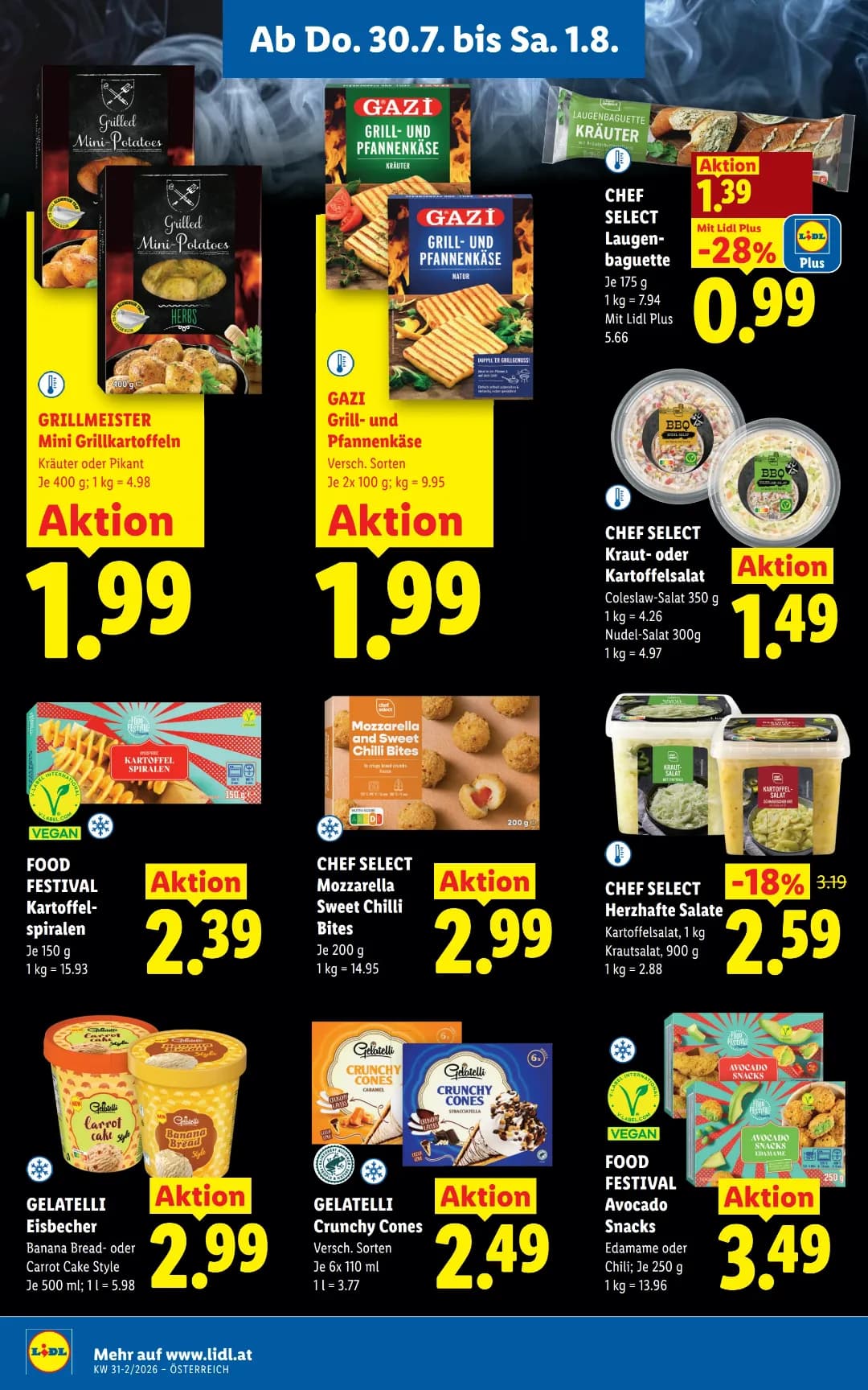Seite 12 des Lidl Flugblatts – Wochenangebote ab 31.07.2026